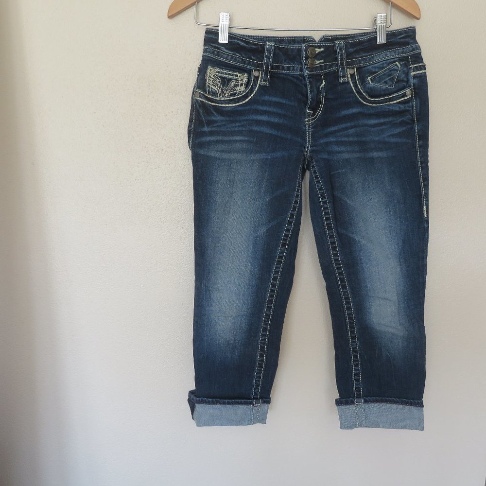 Women's Vigoss New York Denim Capris Size 1/2